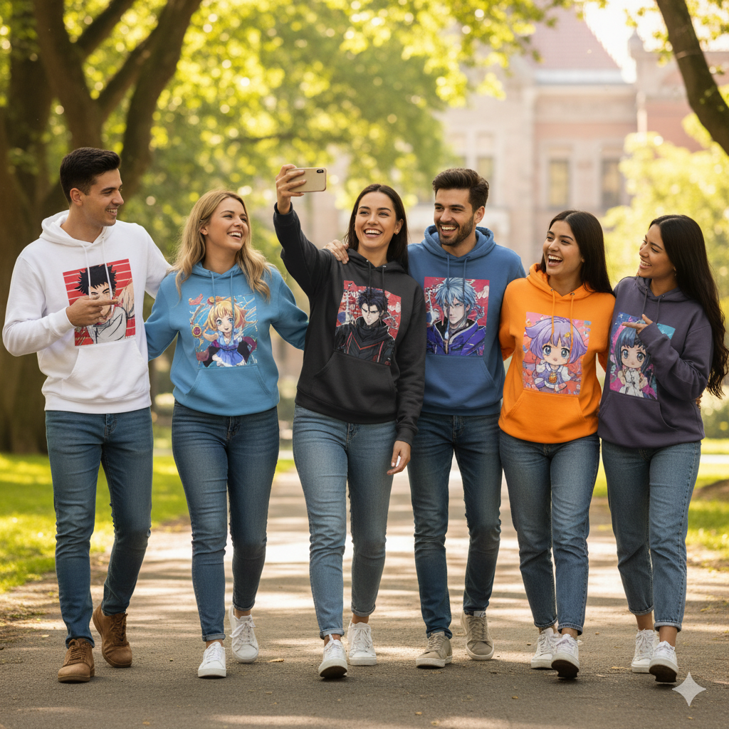 Anime Graphic Hoodies: Statement Pieces for Die-Hard Fans