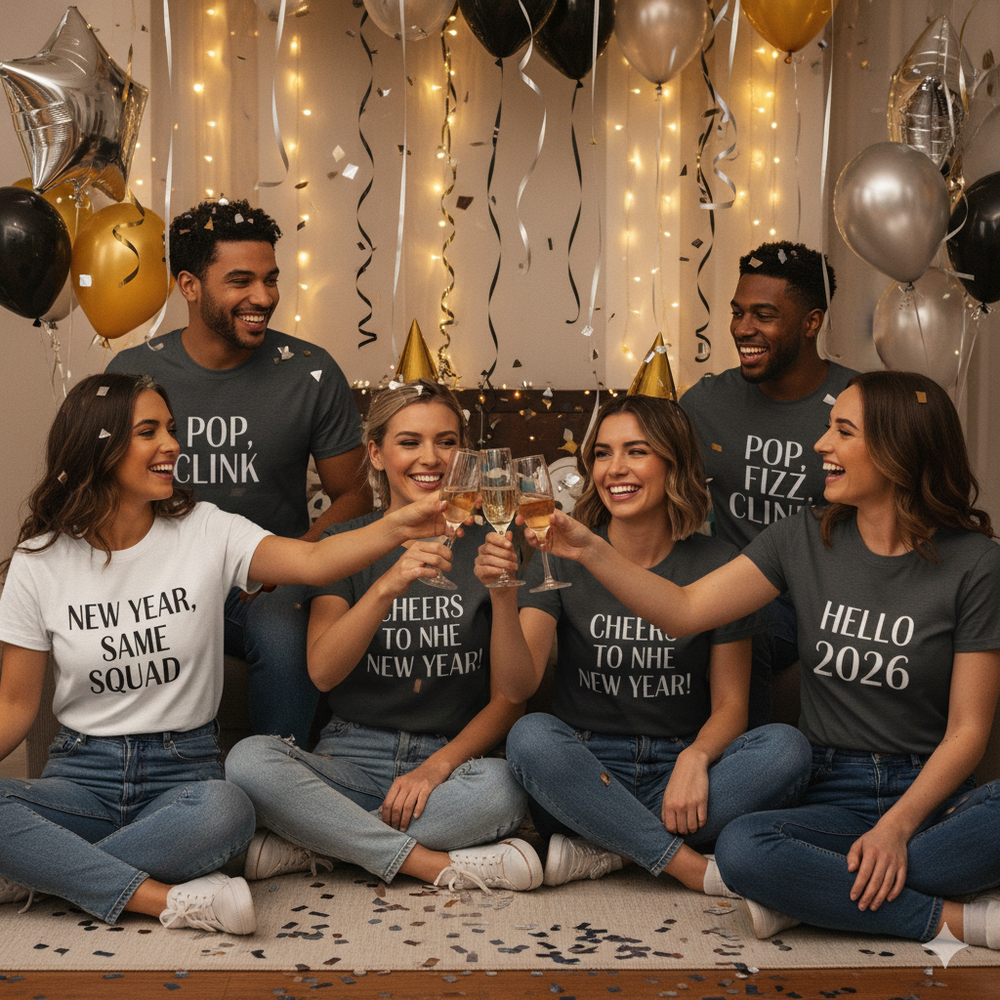 Best New Year’s Eve T-Shirts to Celebrate in Style