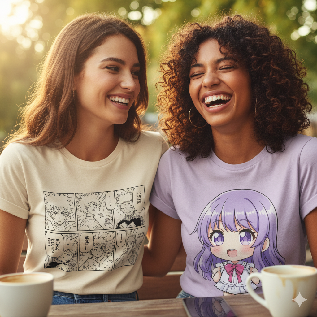 From Manga Panels to Merch: Anime Art on T-Shirts
