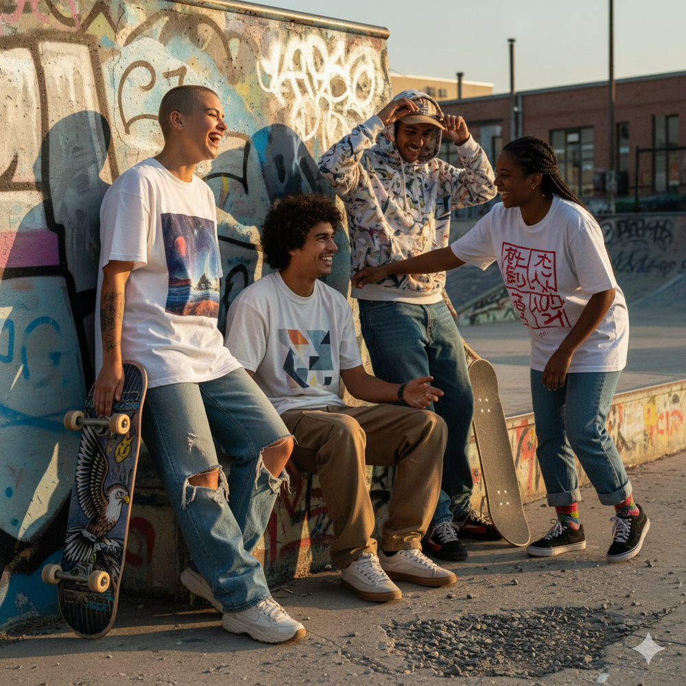 Cool Graphic Tees for Skaters