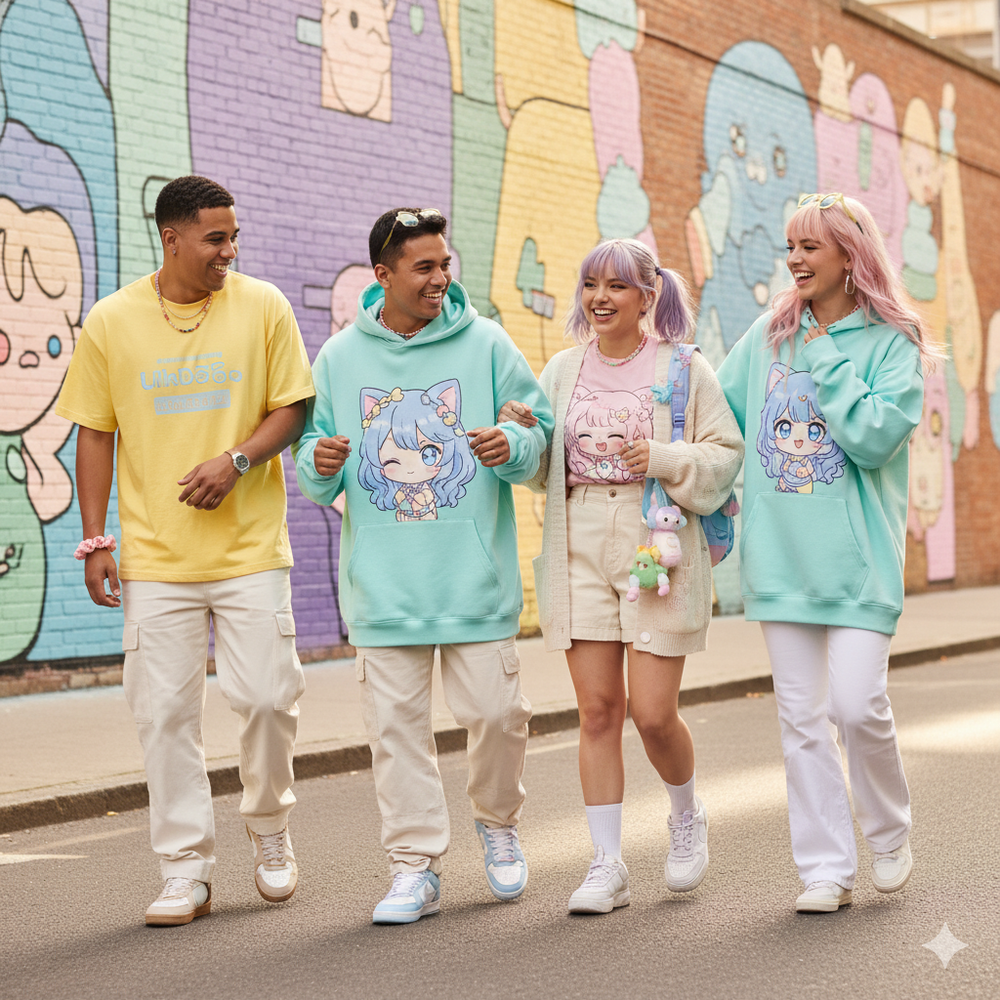 Kawaii Fashion vs. Streetwear: Blending Cute with Cool