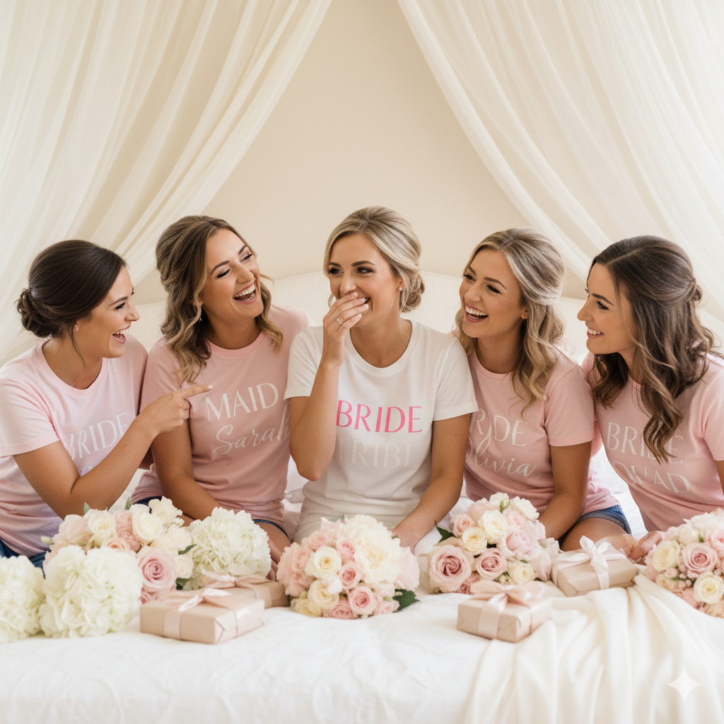 Best Wedding Party T-Shirts for Bridesmaids