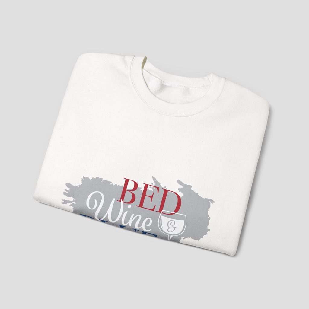 Bed Wine Blue Crewneck Sweatshirt