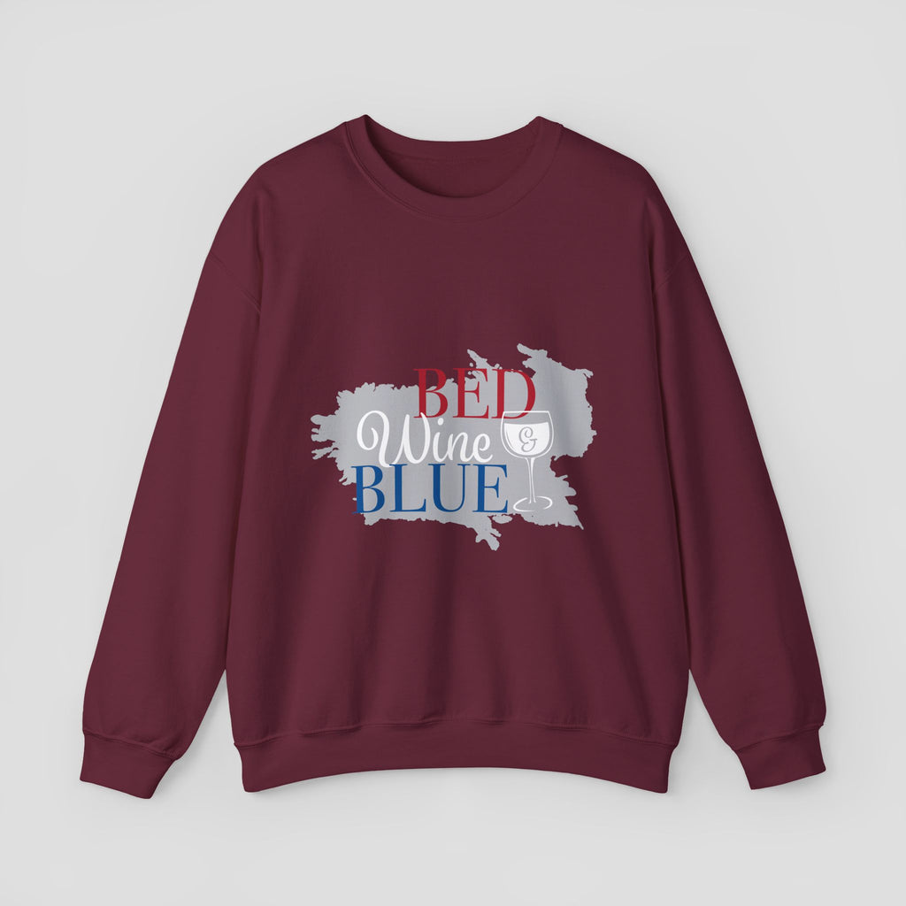 Bed Wine Blue Crewneck Sweatshirt
