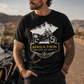 Unisex Africa Twin No Maps No Limits Adventure Motorcycle Graphic Tee product image