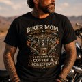 Biker motorcycle graphic t-shirt product image