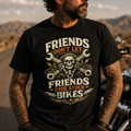 Biker motorcycle graphic t-shirt product image