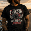 Biker motorcycle graphic t-shirt product image