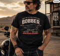 Biker motorcycle graphic t-shirt product image