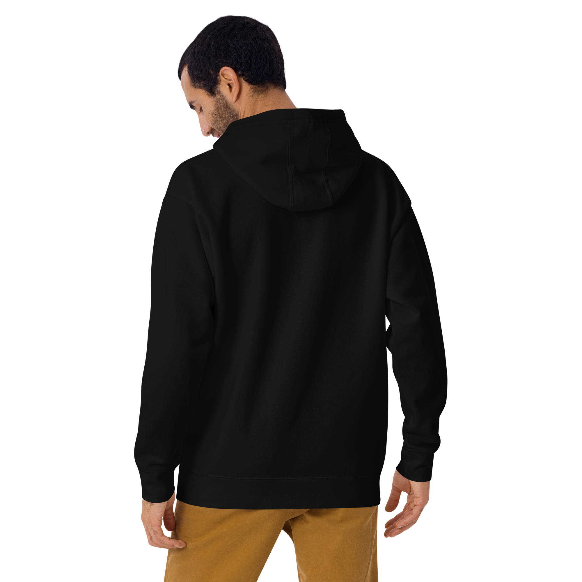 Unisex Eat Drink Be Thankful Fall Premium Pullover Hoodie black