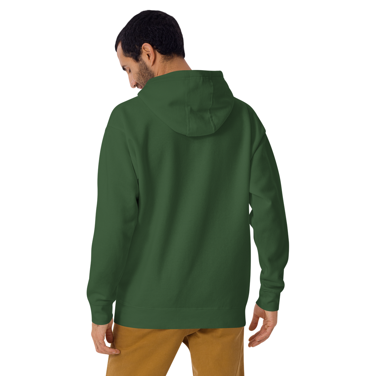 Unisex Sunflower Graphic Premium Pullover Hoodie forest-green