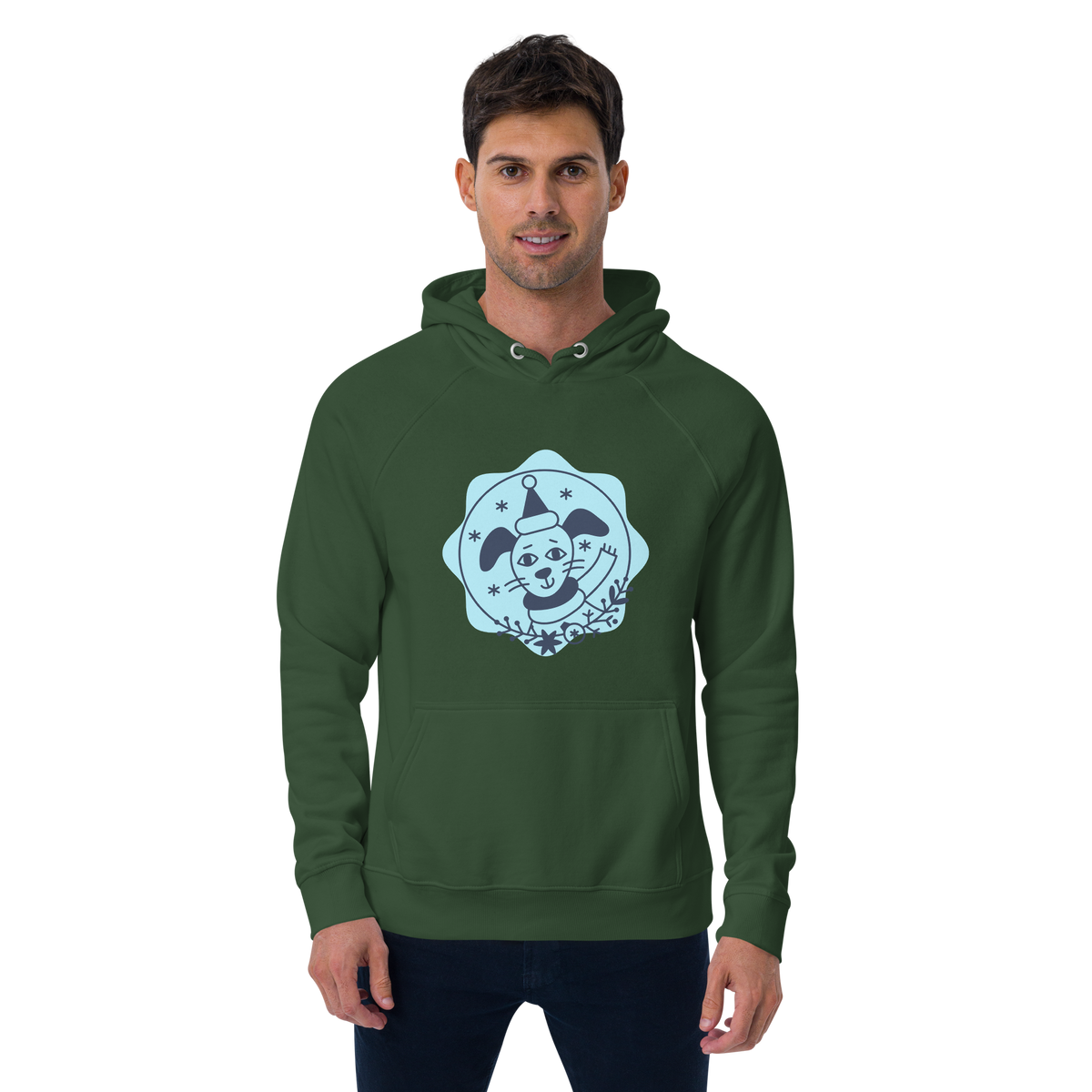 Unisex Dog Birthday Premium Printed Hoodie burnt-orange