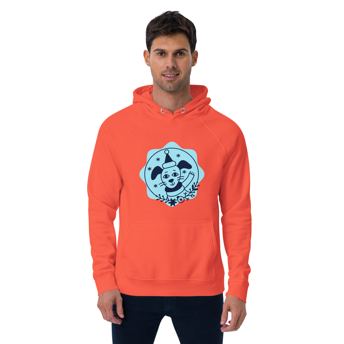Unisex Dog Birthday Premium Printed Hoodie bottle-green