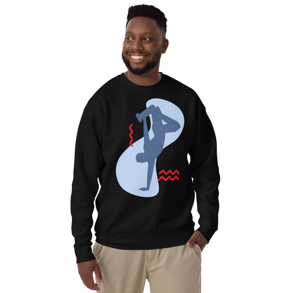 Unisex Yoga Dancer Pose Premium Printed Sweatshirt team-royal
