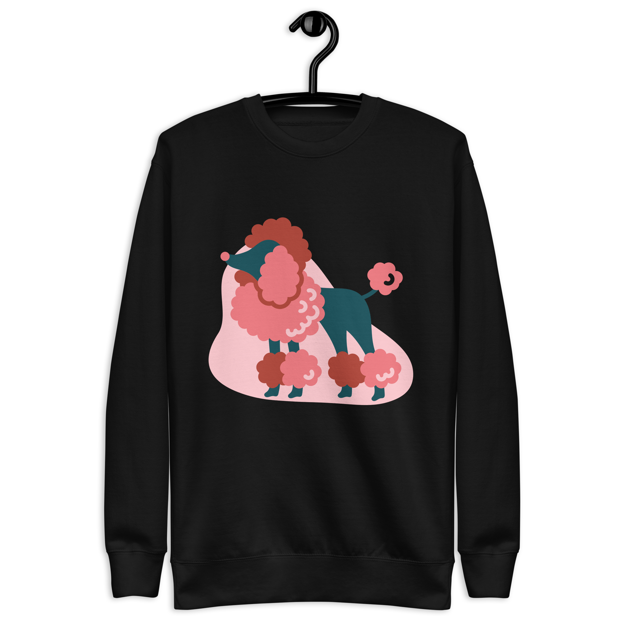 Unisex Life Is Better With Dog Premium Printed Sweatshirt 1 navy-blazer