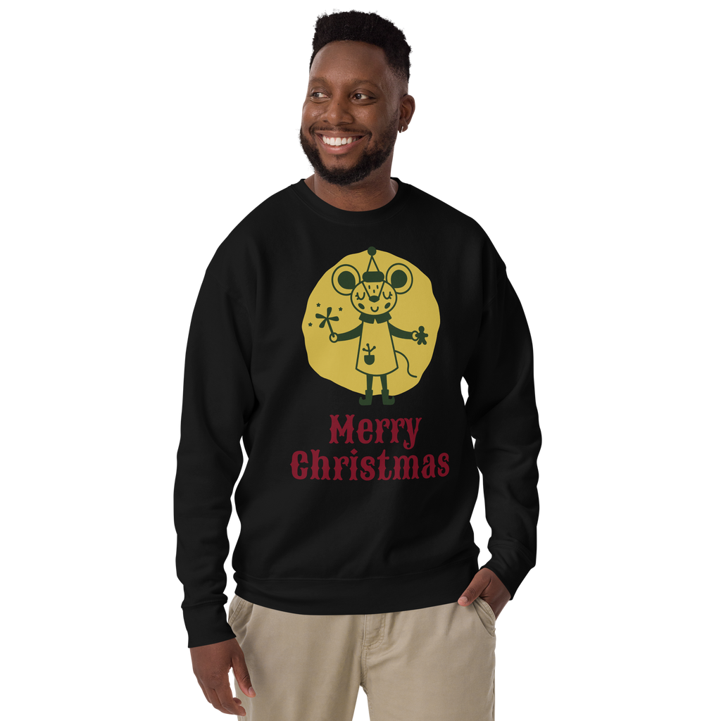 Unisex Merry Christmas Jerry Premium Printed Sweatshirt 