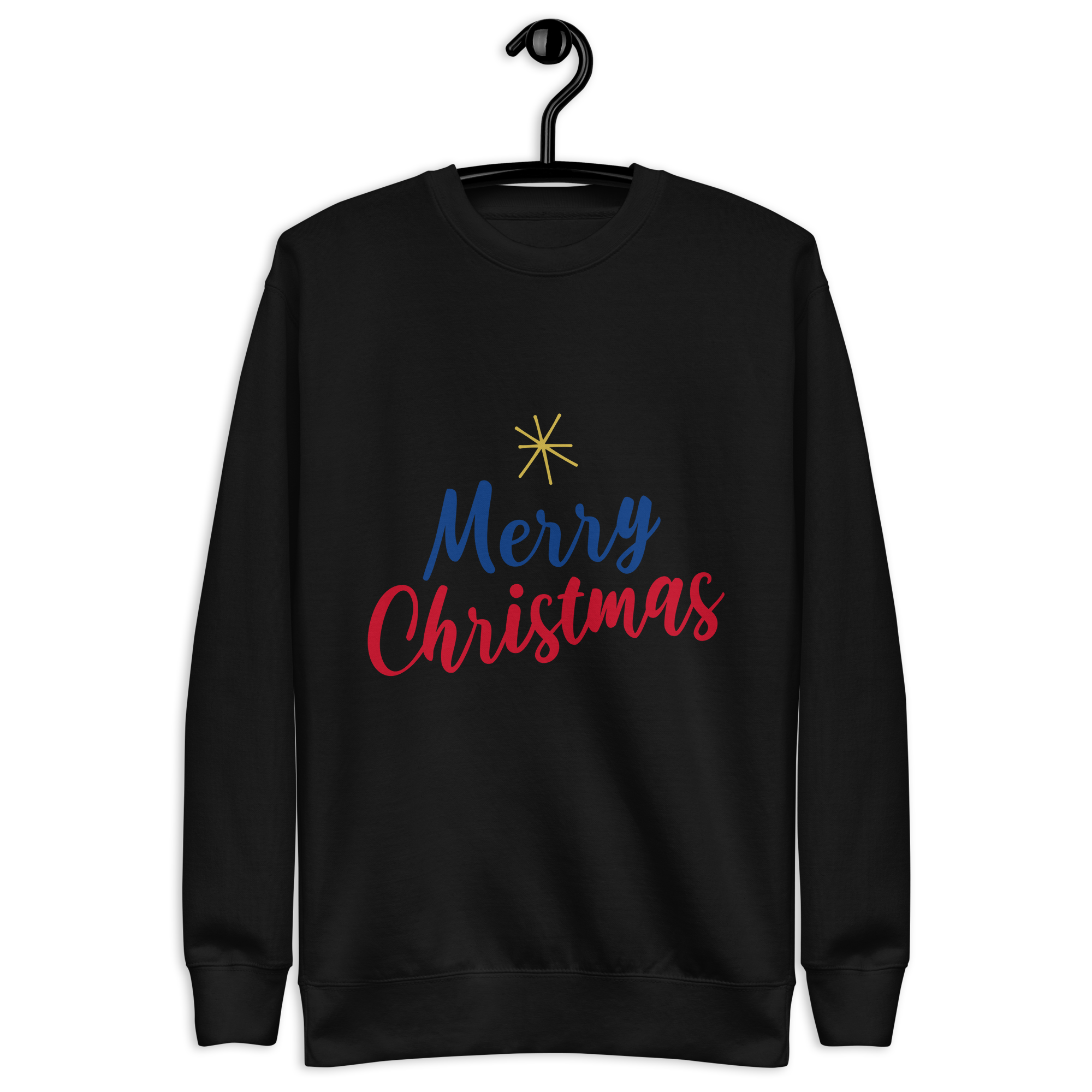 Unisex Merry Christmas Premium Printed Sweatshirt 