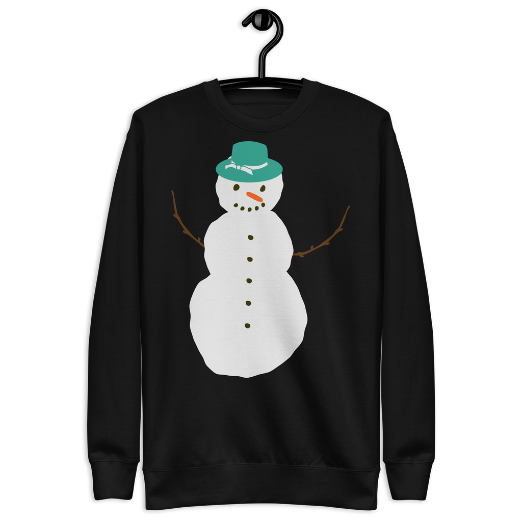 Unisex Snowman Christmas Premium Printed Sweatshirt team-royal