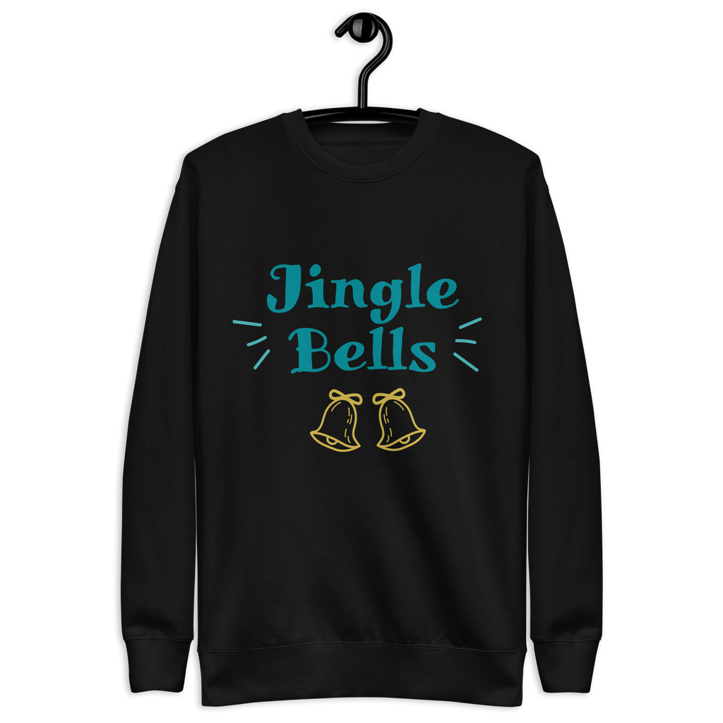 Unisex Jingle Bells Christmas Premium Printed Sweatshirt 