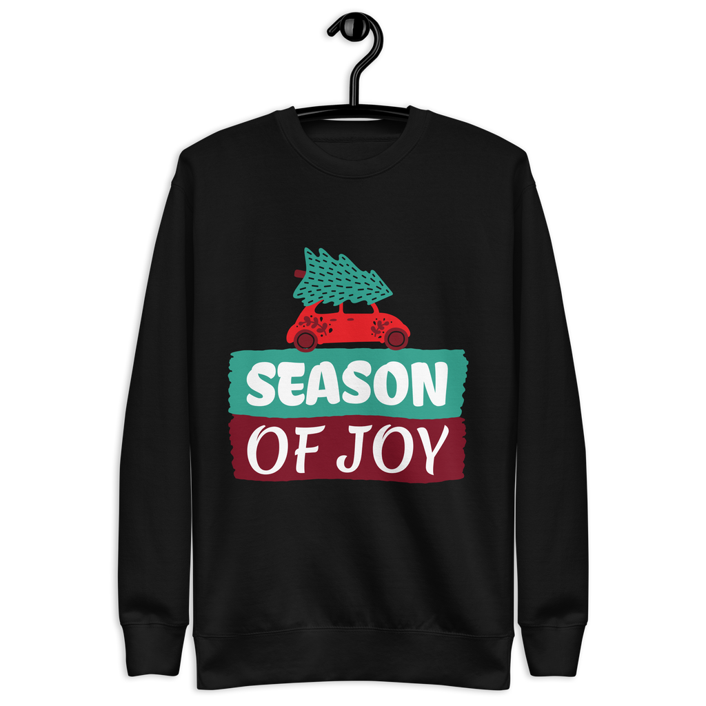 Unisex Season Of Joy Christmas Premium Printed Sweatshirt 