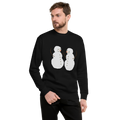 Unisex Snowman Christmas Premium Printed Sweatshirt 1 team-red