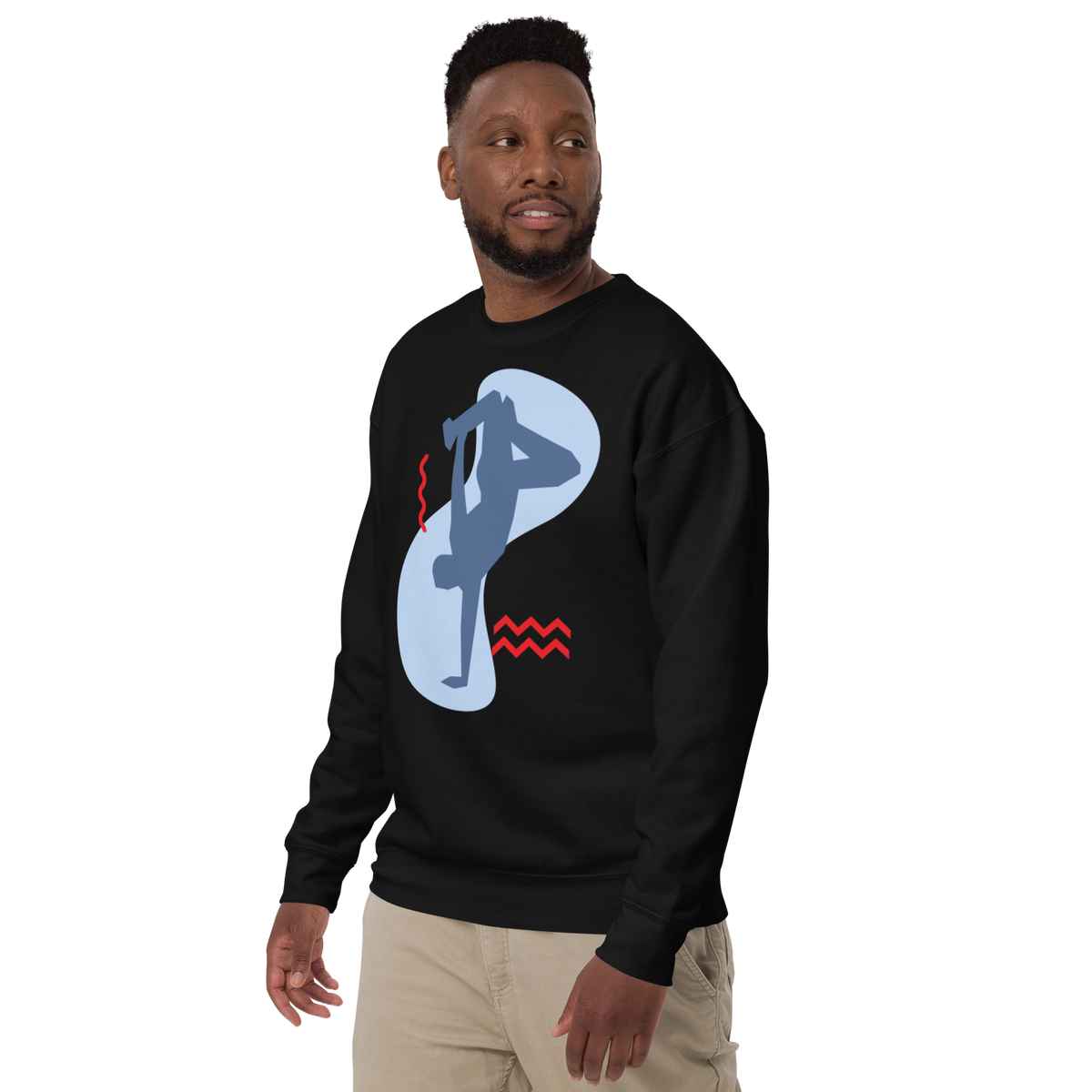 Unisex Yoga Dancer Pose Premium Printed Sweatshirt team-royal