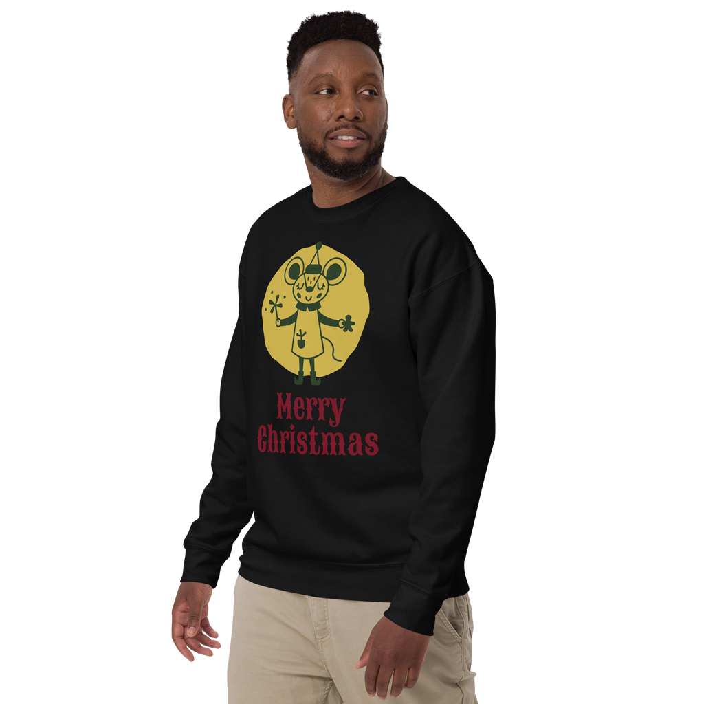Unisex Merry Christmas Jerry Premium Printed Sweatshirt 