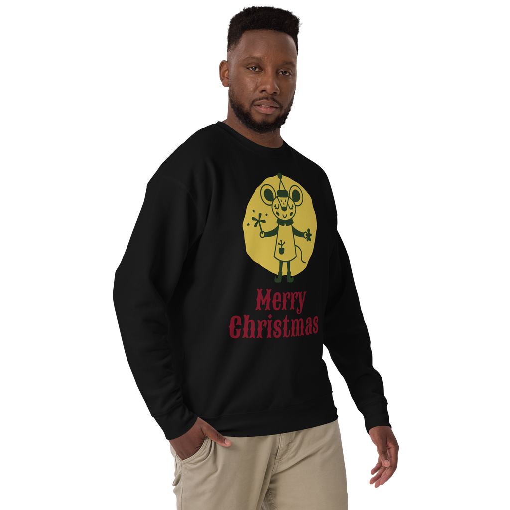 Unisex Merry Christmas Jerry Premium Printed Sweatshirt 