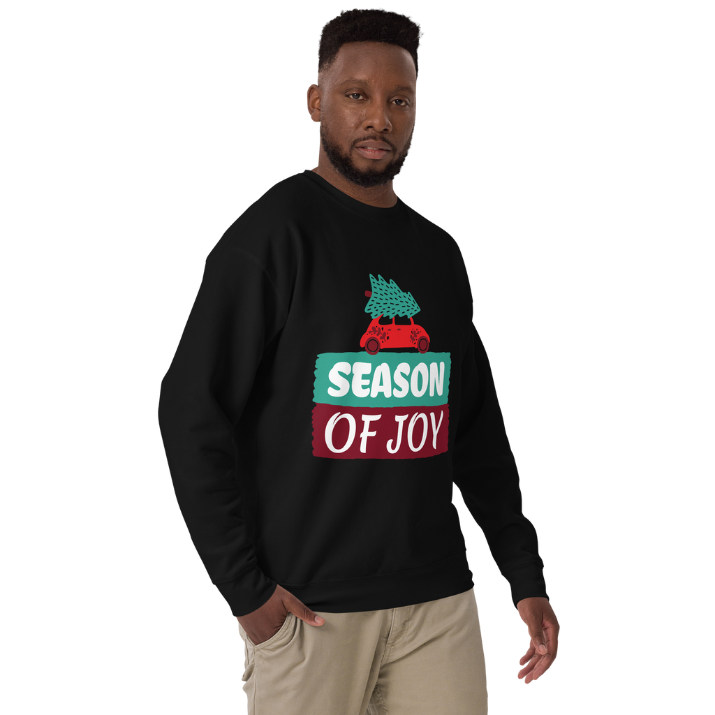 Unisex Season Of Joy Christmas Premium Printed Sweatshirt 