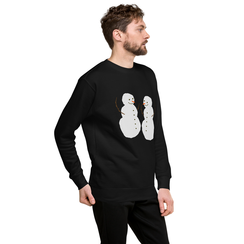 Unisex Snowman Christmas Premium Printed Sweatshirt 1 