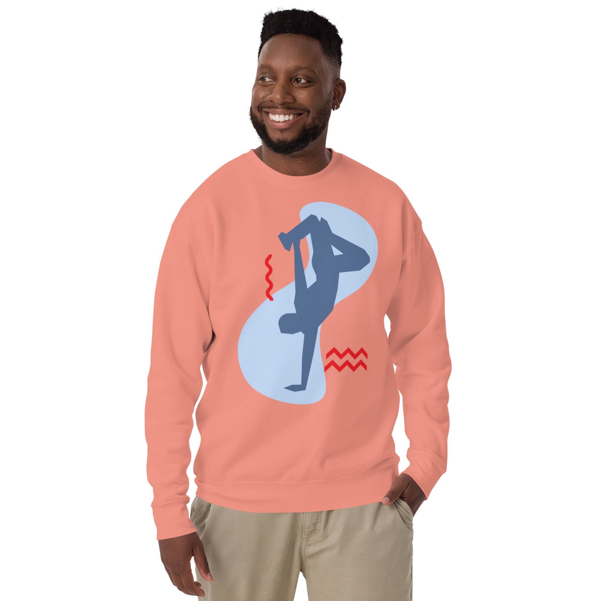 Unisex Yoga Dancer Pose Premium Printed Sweatshirt 