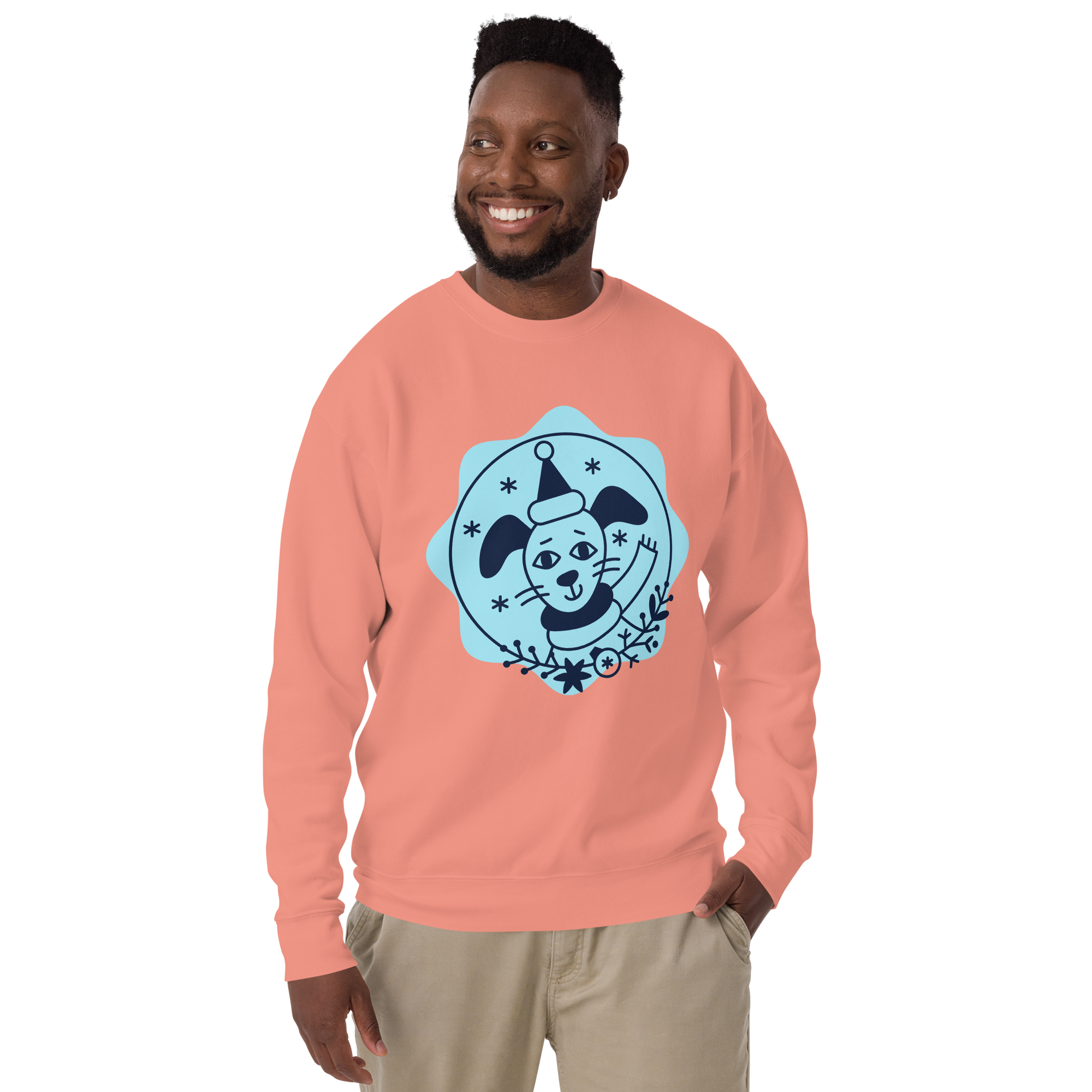 Unisex Dog Birthday Sweatshirt Premium Printed Sweatshirt team-royal