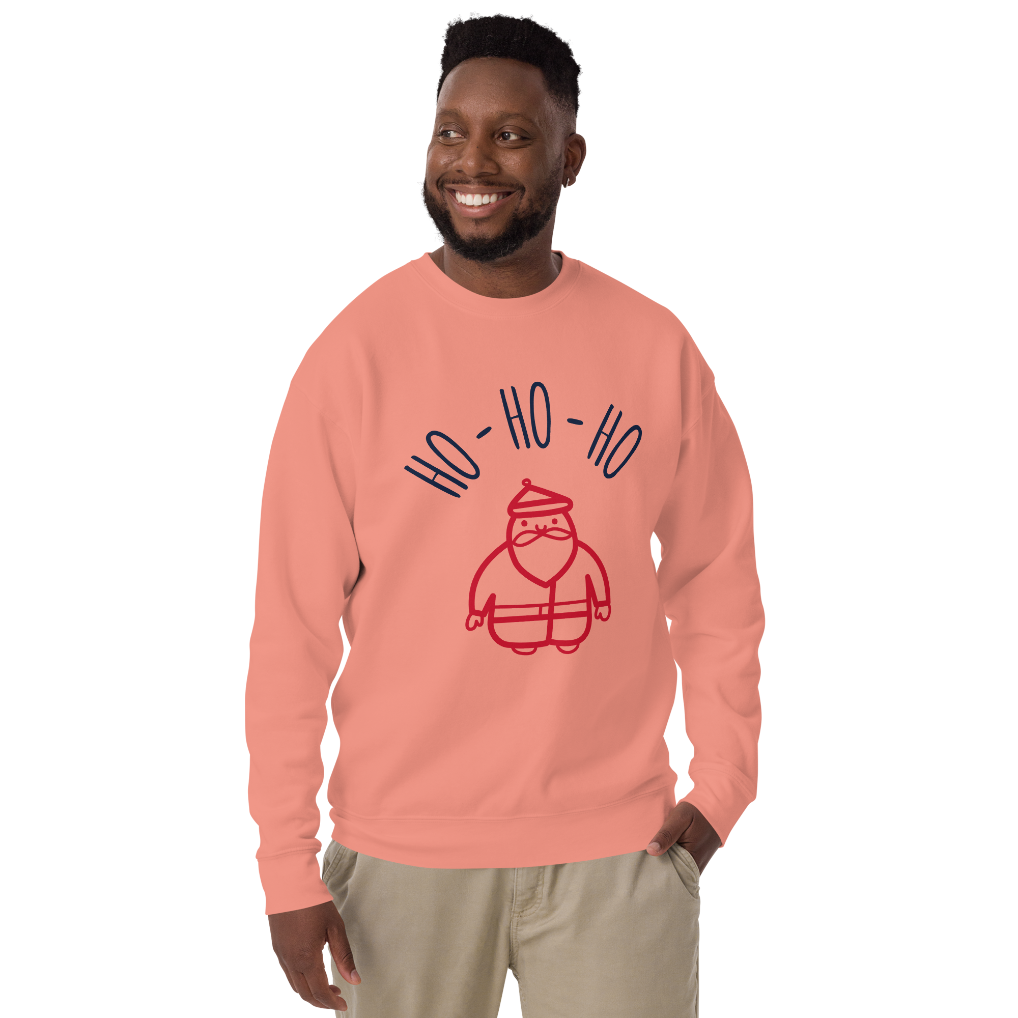 Unisex Christmas Premium Printed Sweatshirt team-red
