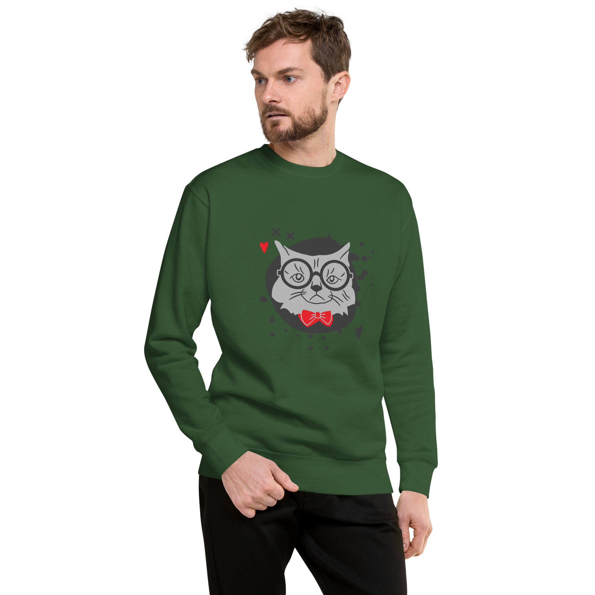 Cute Owl Graphic Sweatshirt dusty-rose