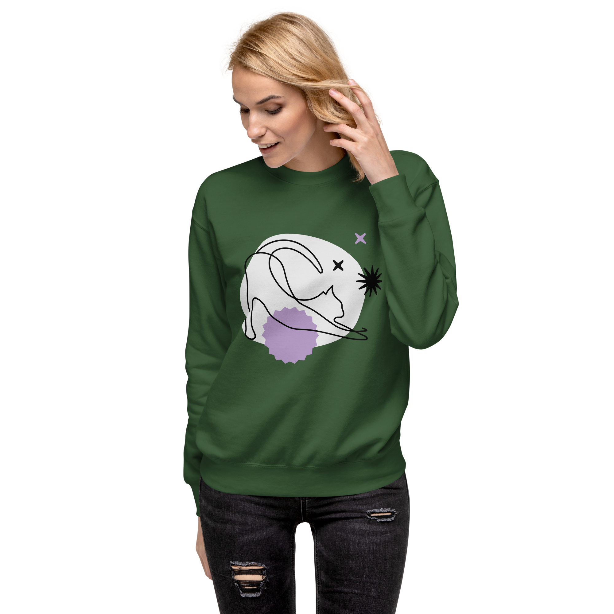 Unisex Premium Sweatshirt 7 forest-green