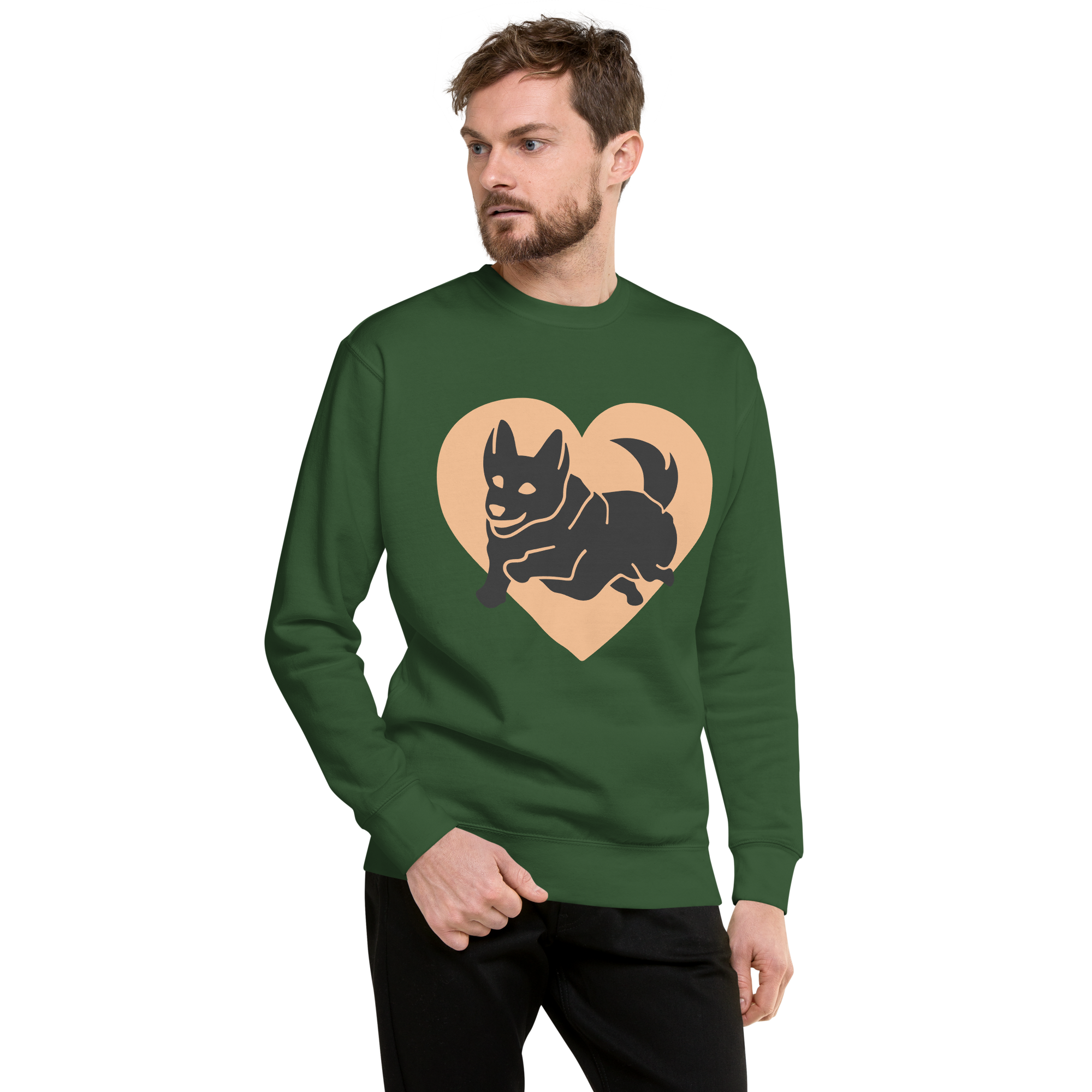 Unisex Dog Premium Printed Sweatshirt team-royal