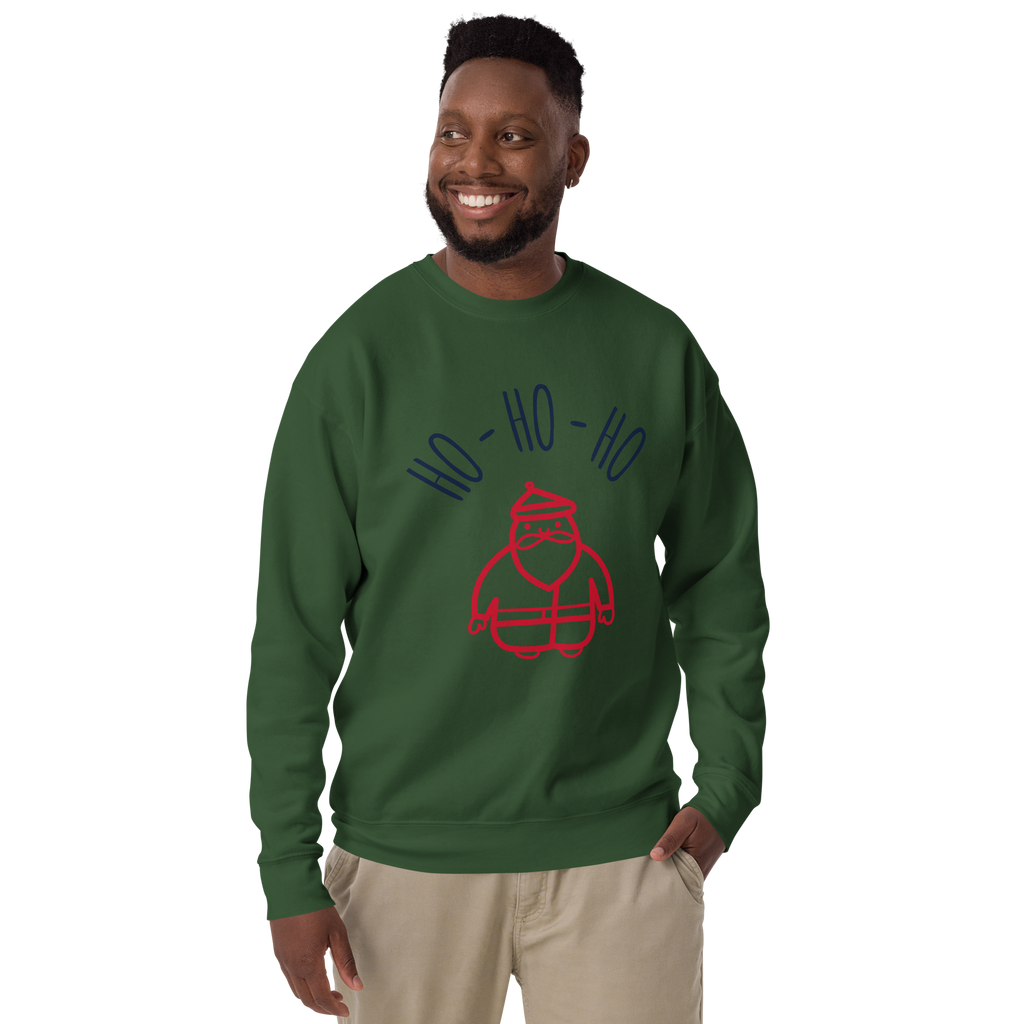 Unisex Christmas Premium Printed Sweatshirt carbon-grey