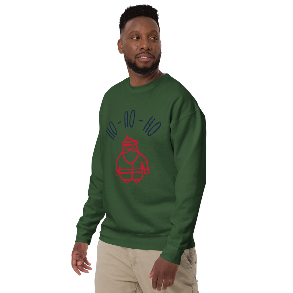 Unisex Christmas Premium Printed Sweatshirt carbon-grey