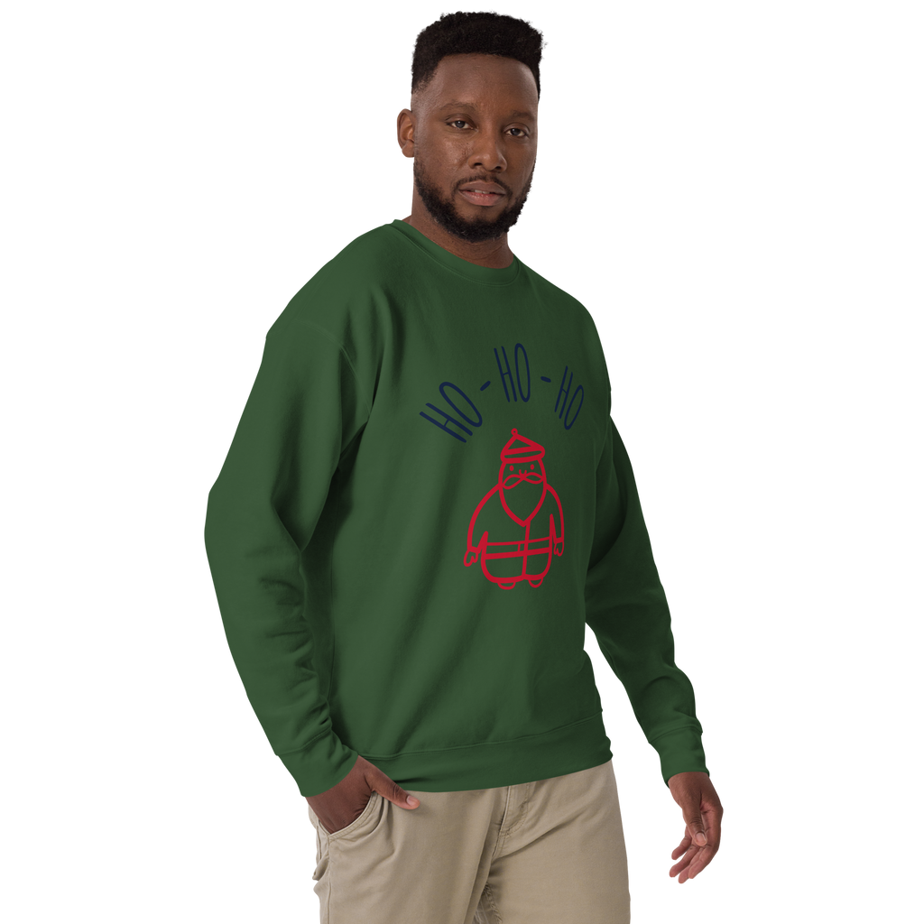 Unisex Christmas Premium Printed Sweatshirt carbon-grey