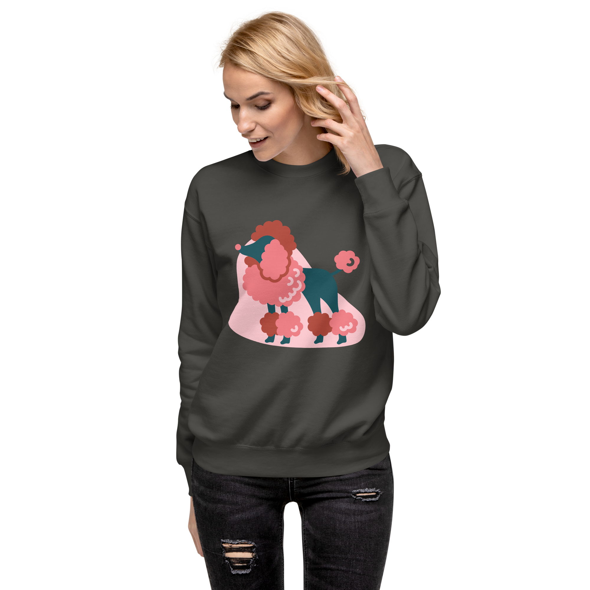 Unisex Life Is Better With Dog Premium Printed Sweatshirt 1 team-royal
