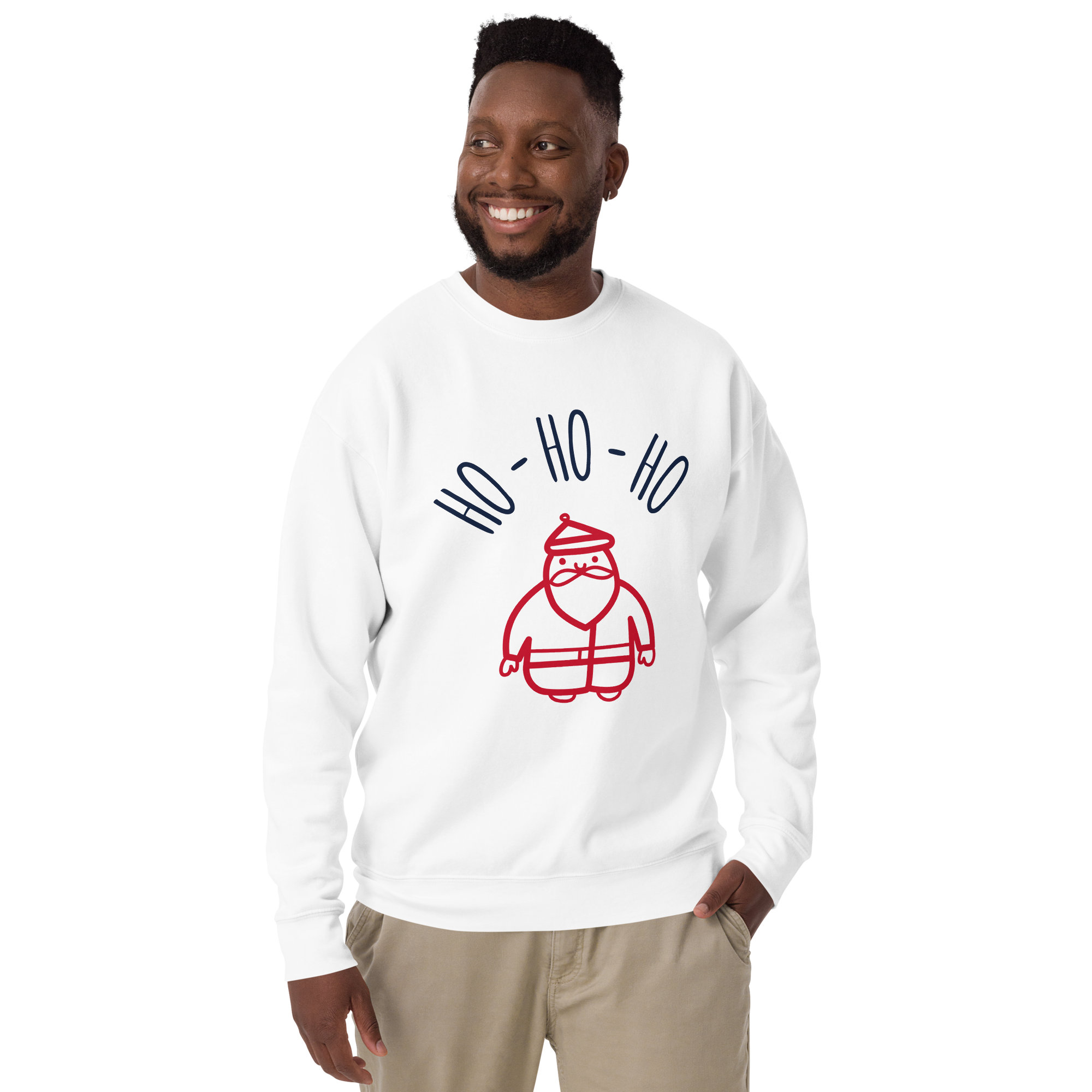 Unisex Christmas Premium Printed Sweatshirt forest-green