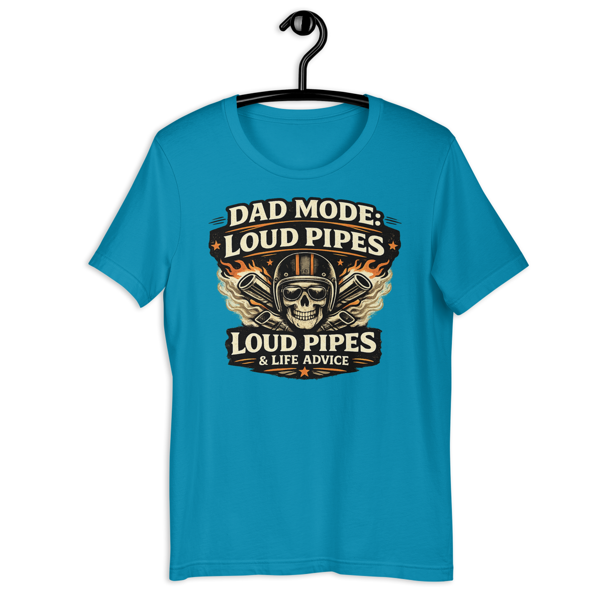 Biker motorcycle graphic t-shirt product image