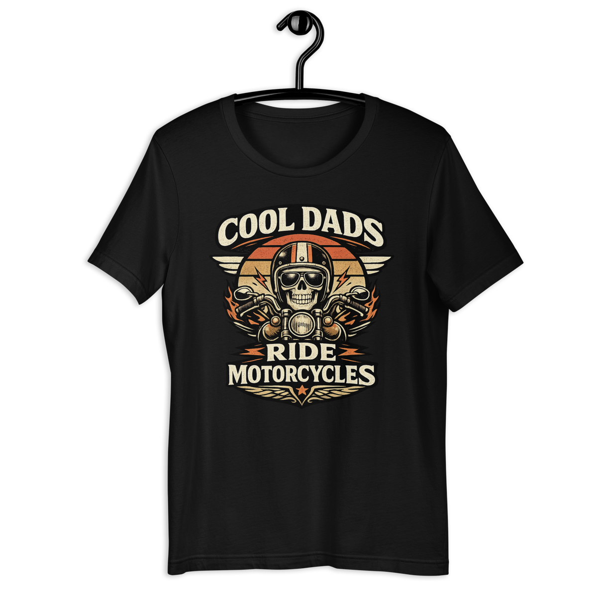 Biker motorcycle graphic t-shirt product image