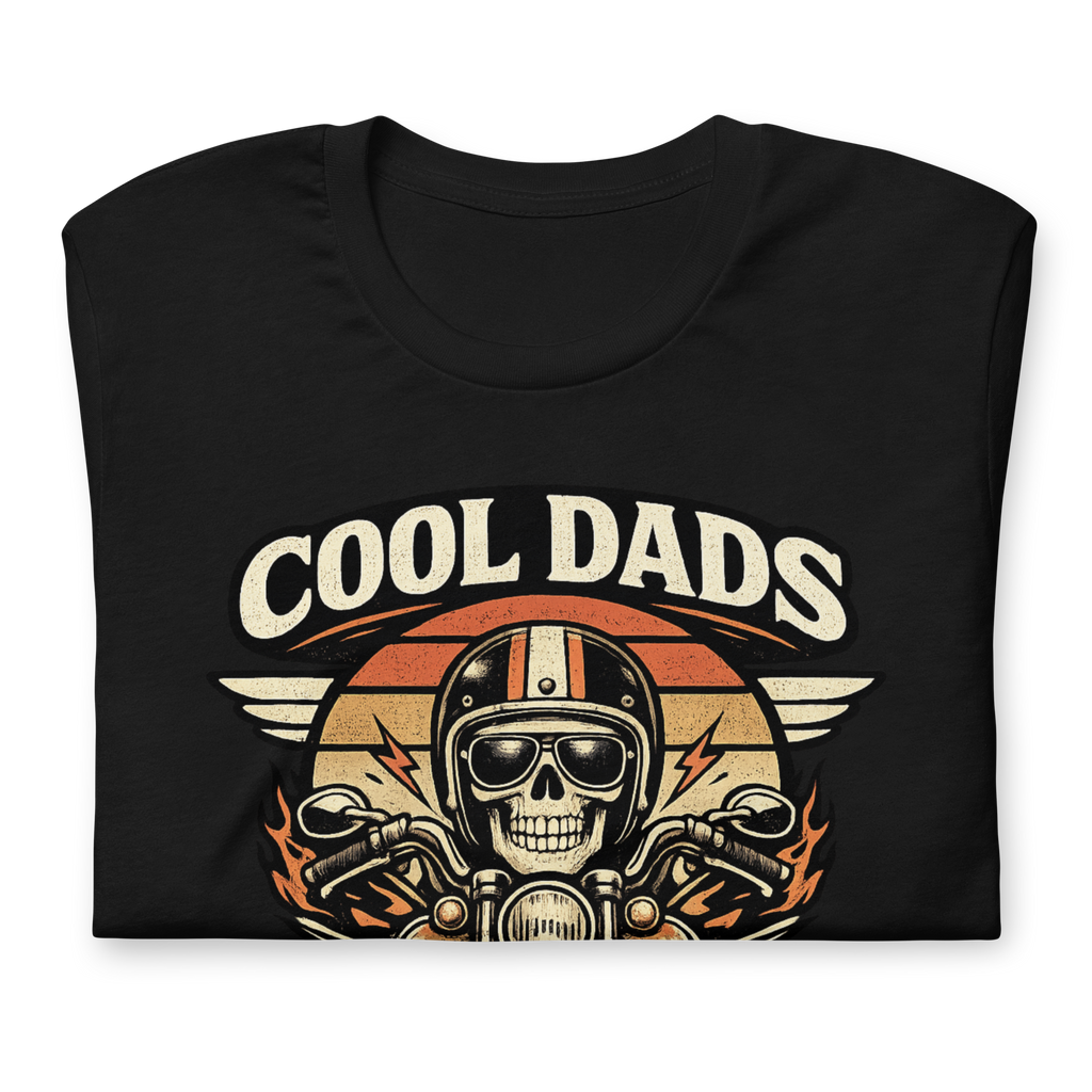 Biker motorcycle graphic t-shirt product image