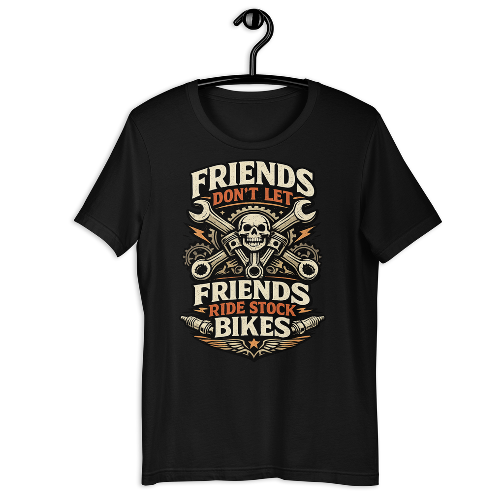 Biker motorcycle graphic t-shirt product image