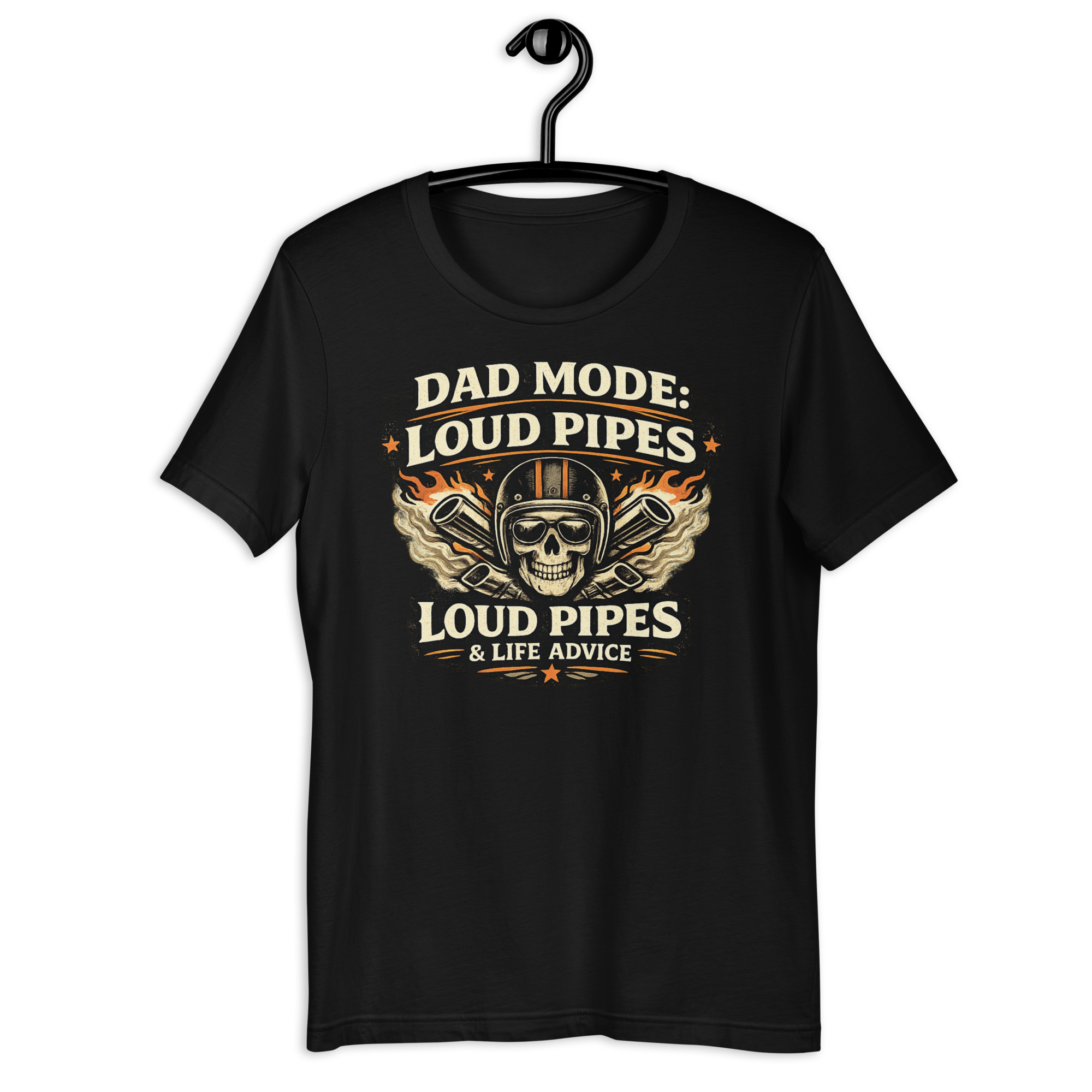 Biker motorcycle graphic t-shirt product image