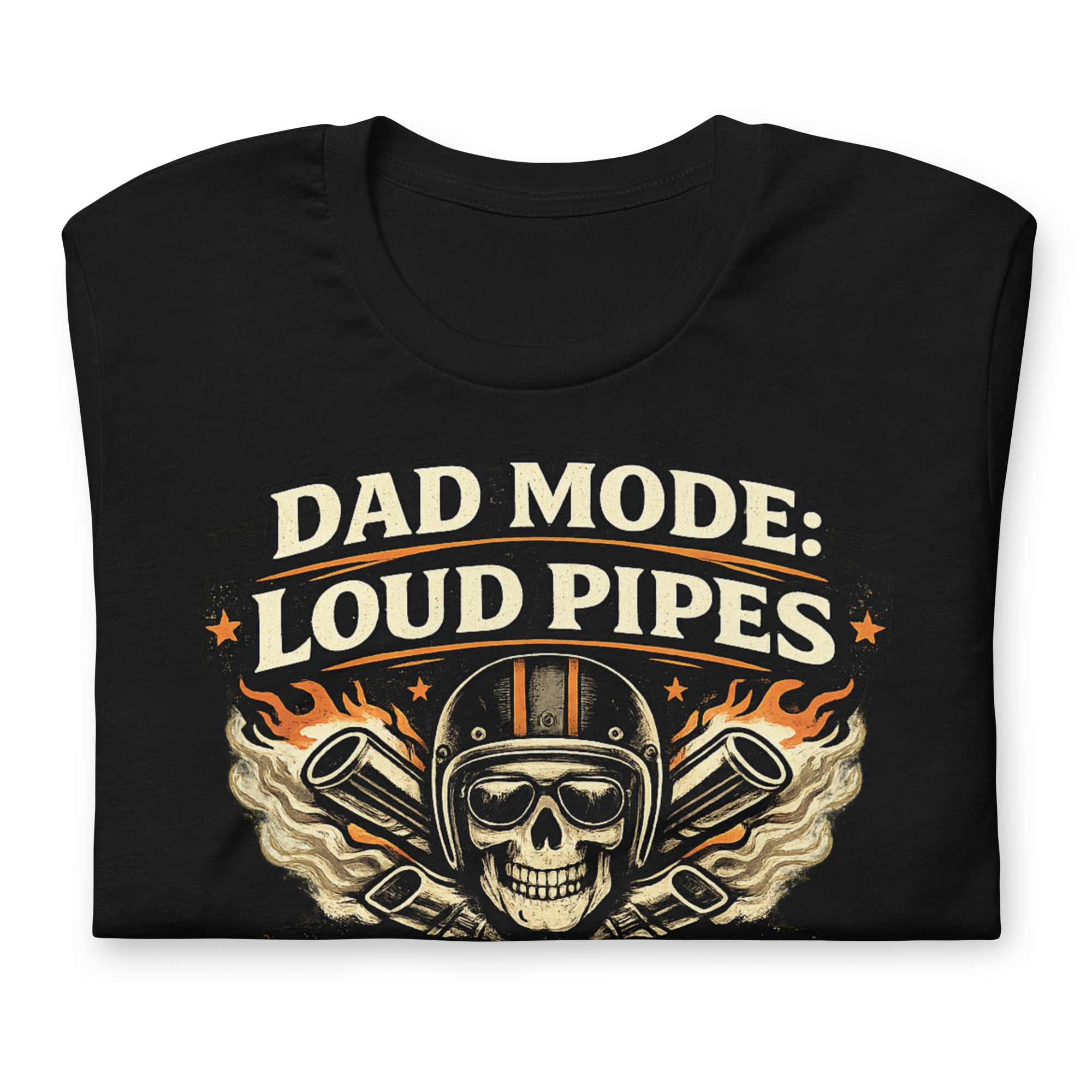 Biker motorcycle graphic t-shirt product image