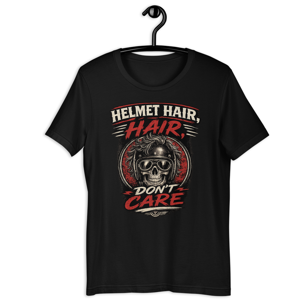 Biker motorcycle graphic t-shirt product image