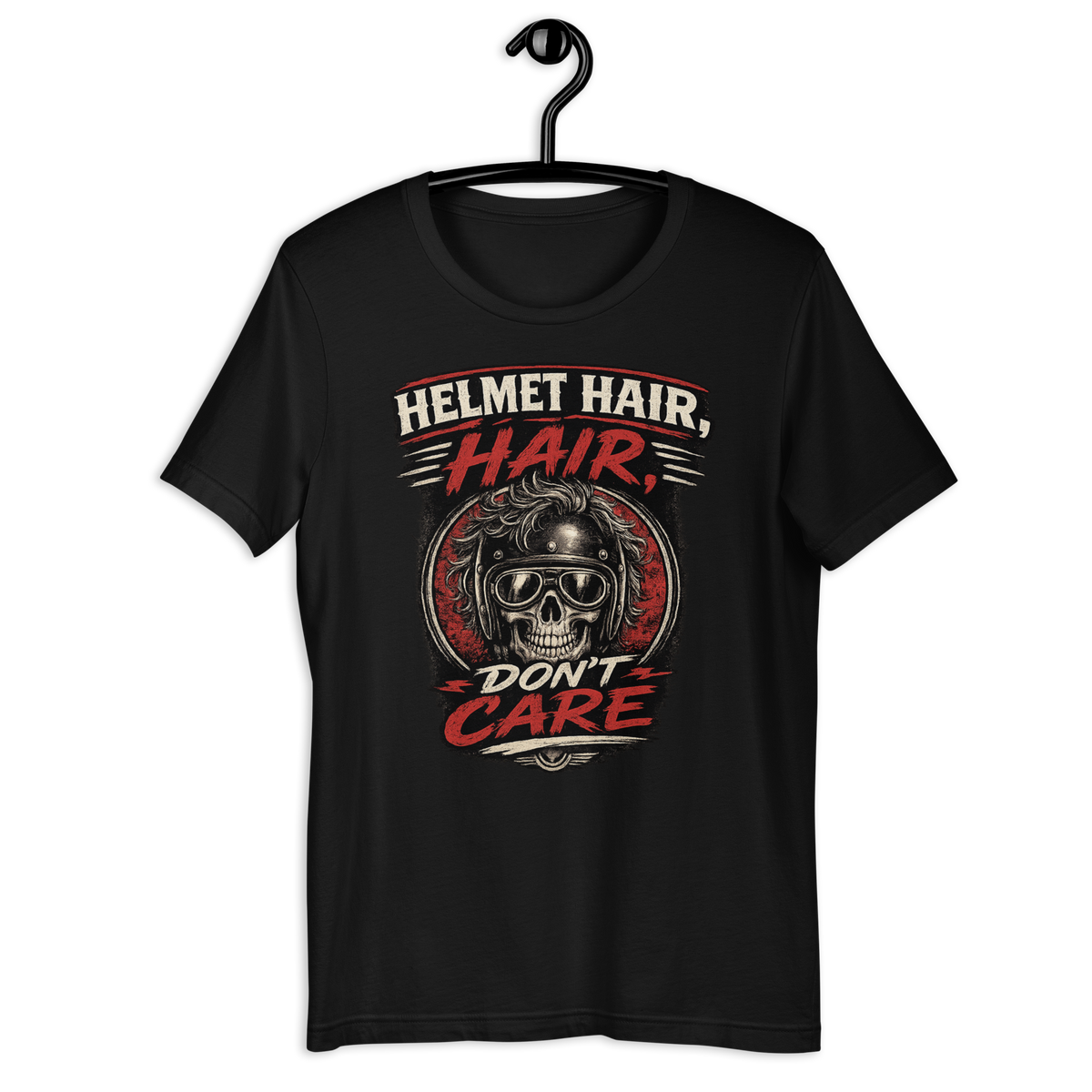 Biker motorcycle graphic t-shirt product image
