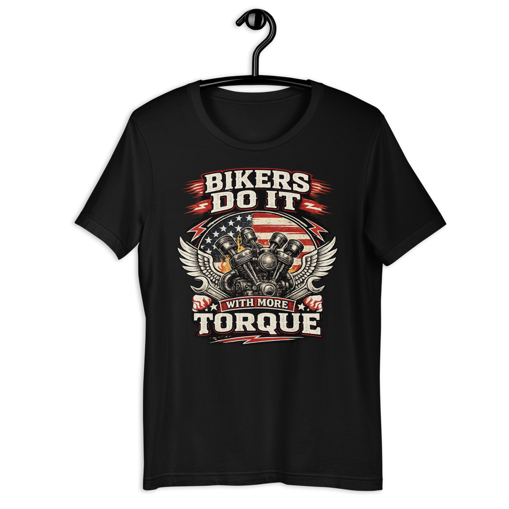 Biker motorcycle graphic t-shirt product image